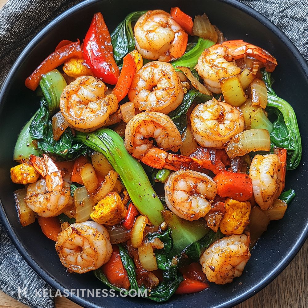 Resep Tumis Udang Paprika