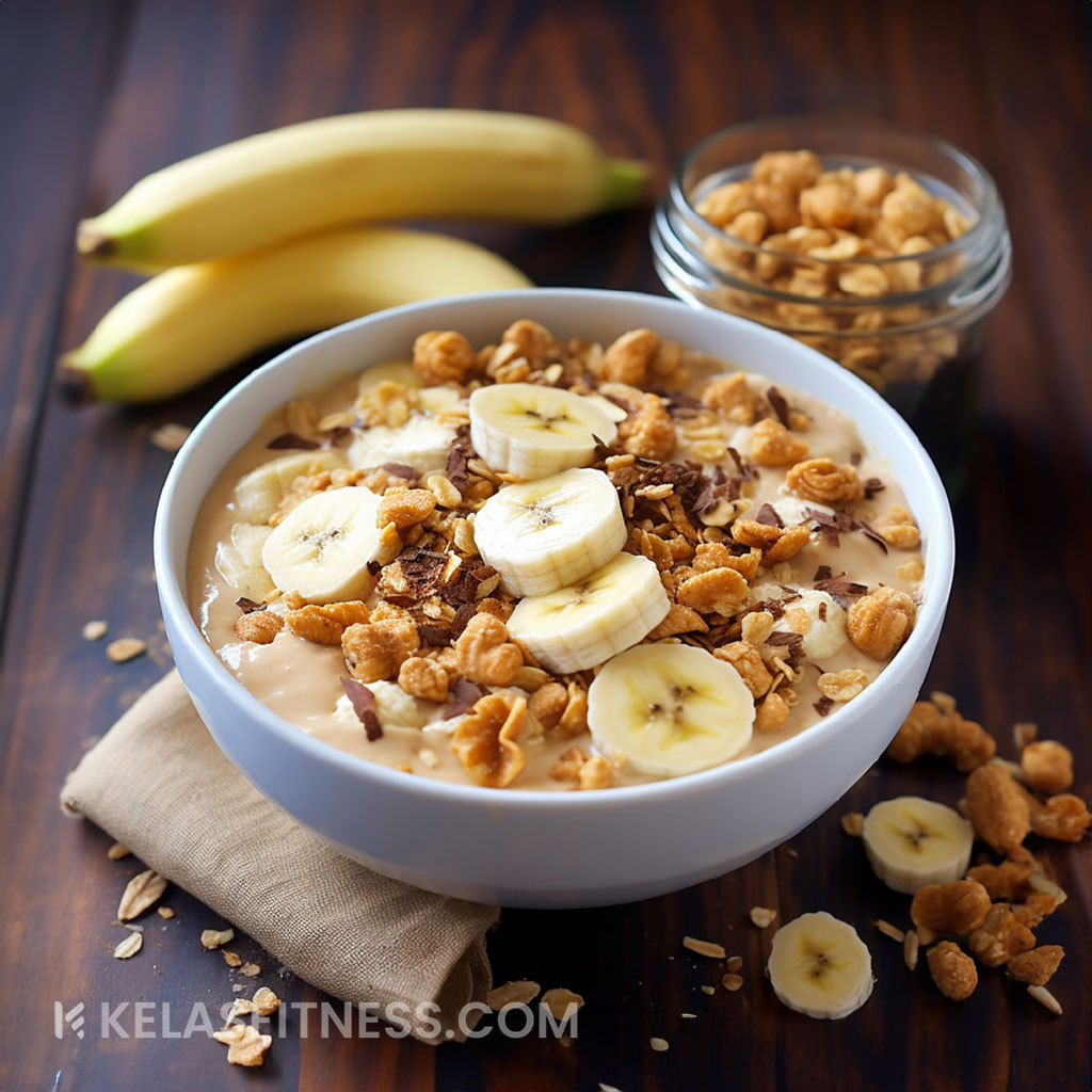 Resep Banana Peanut Butter Smoothies