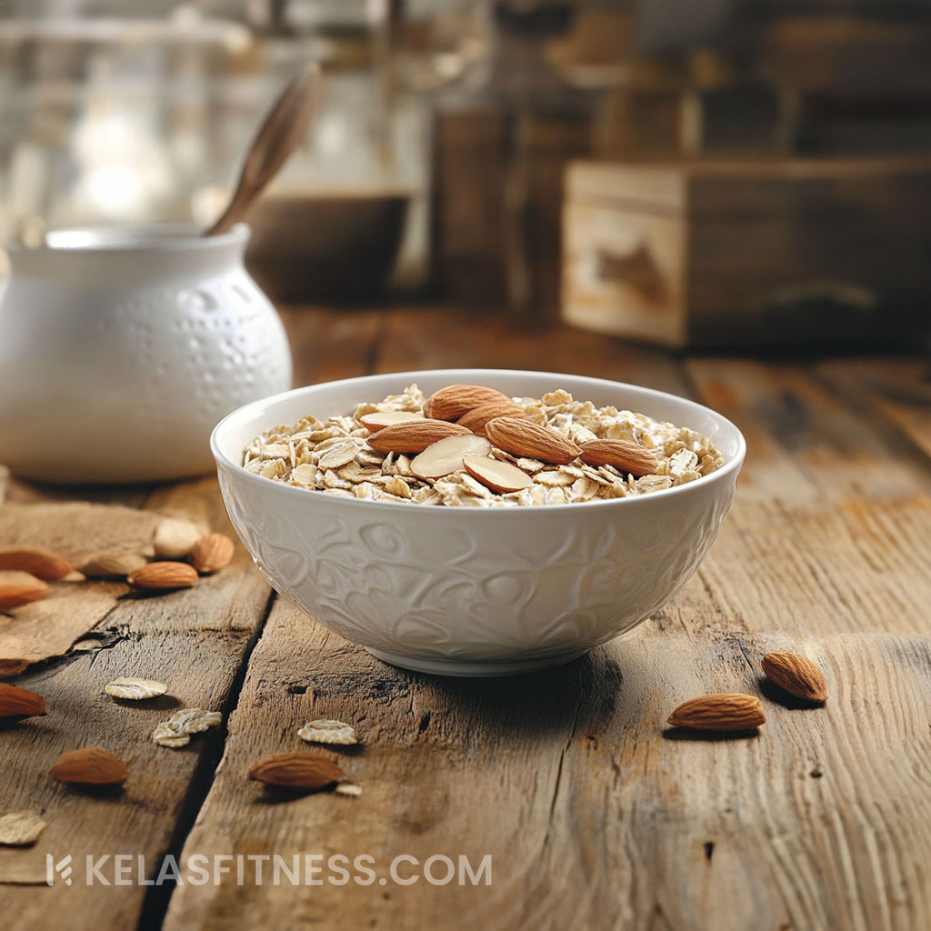 Resep Oatmeal With Almond