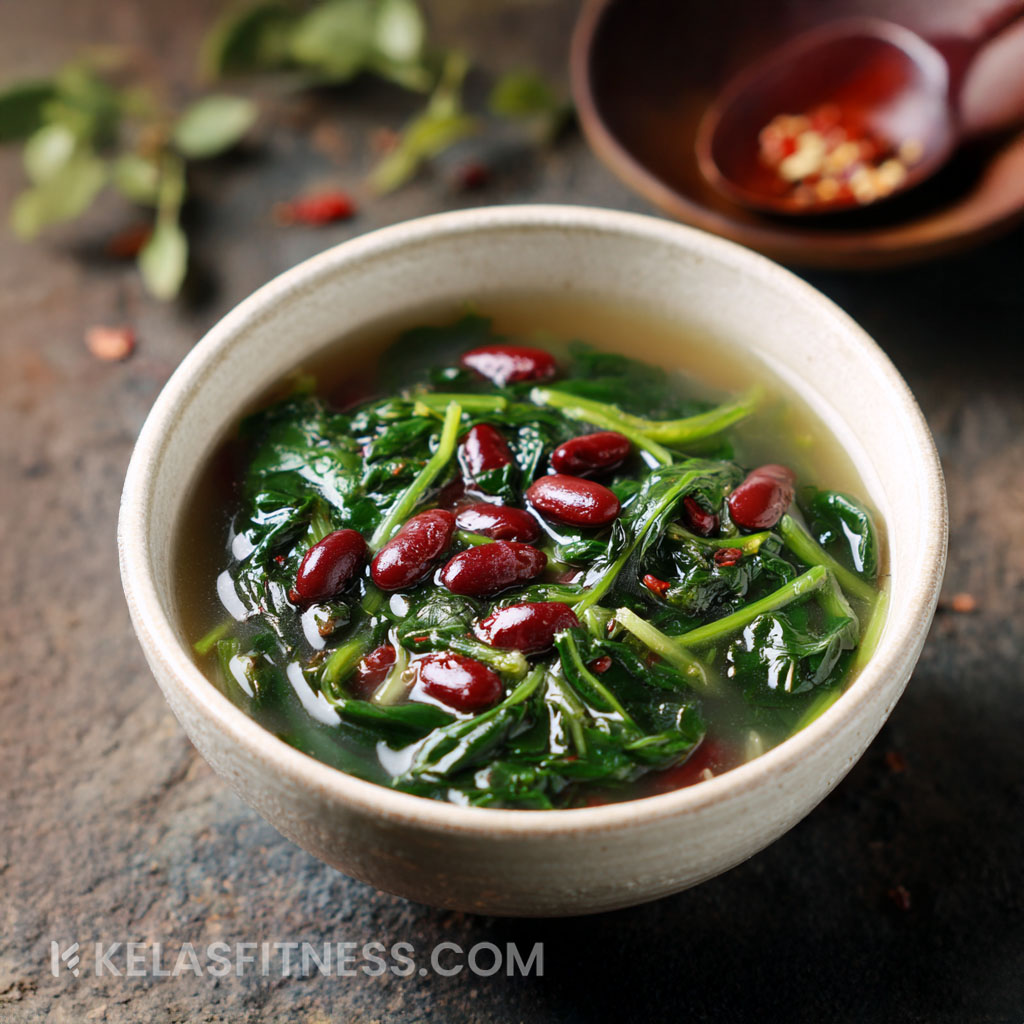 Resep Bening Bayam Kacang Merah