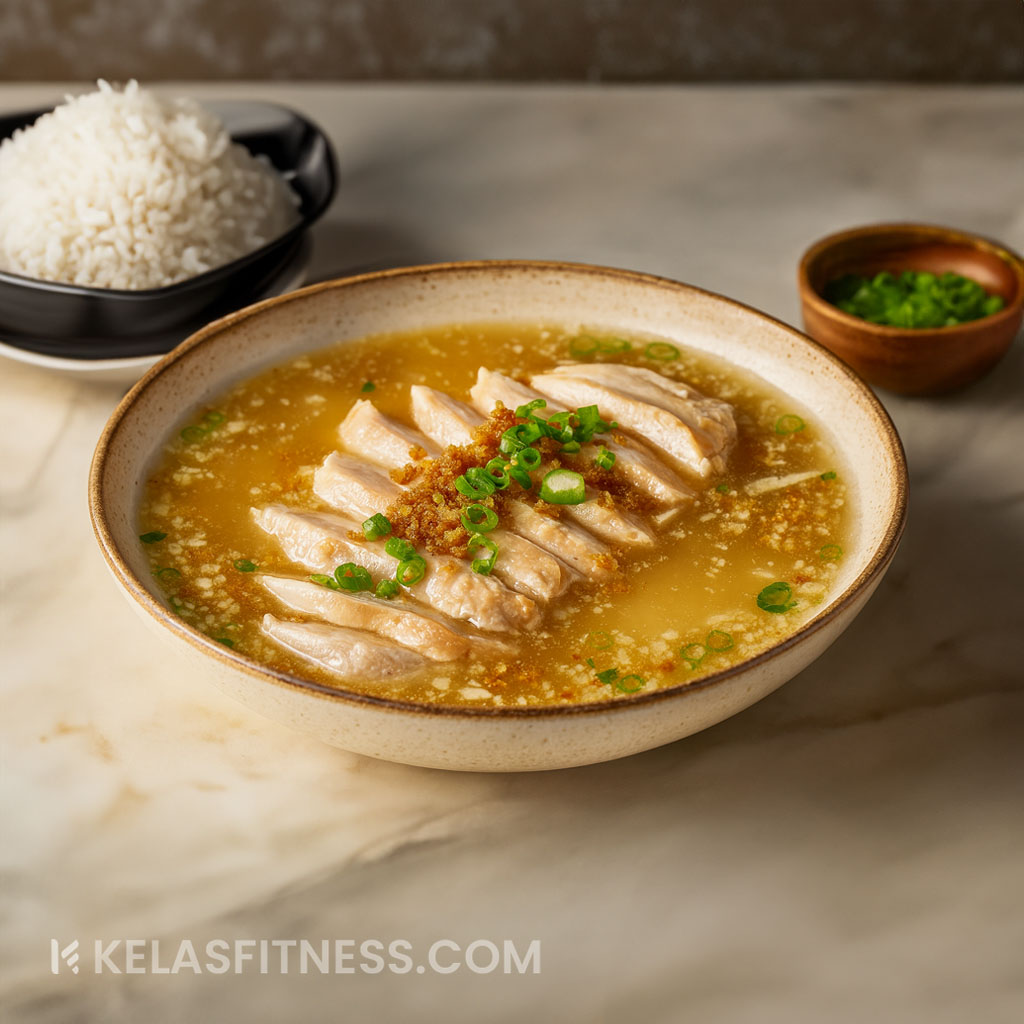 Resep Sup Ayam Hainan