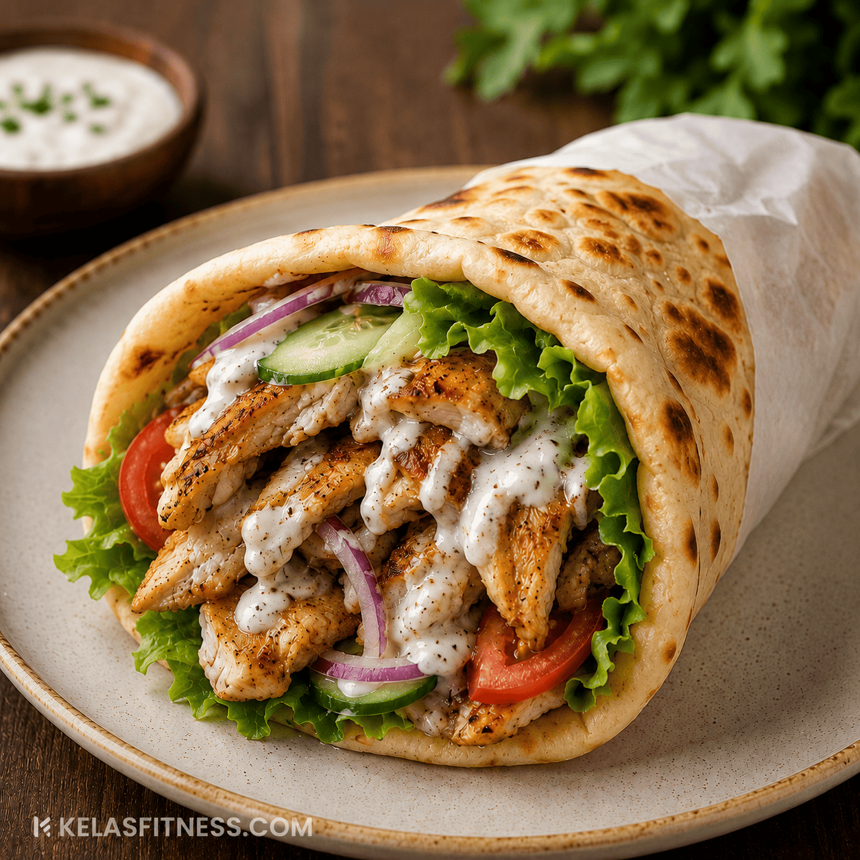 Resep Chicken Shawarma Butter Naan